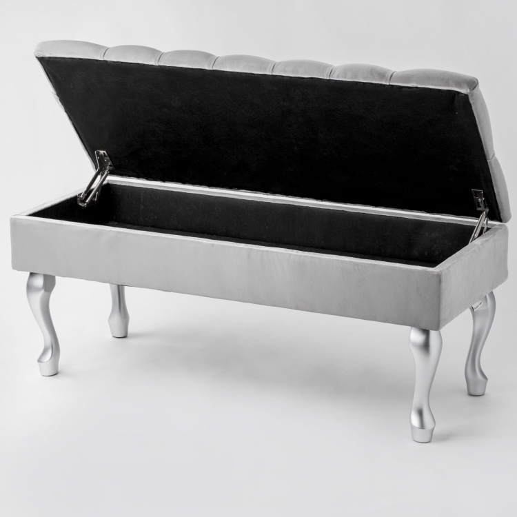 pouf con vano portaoggetti