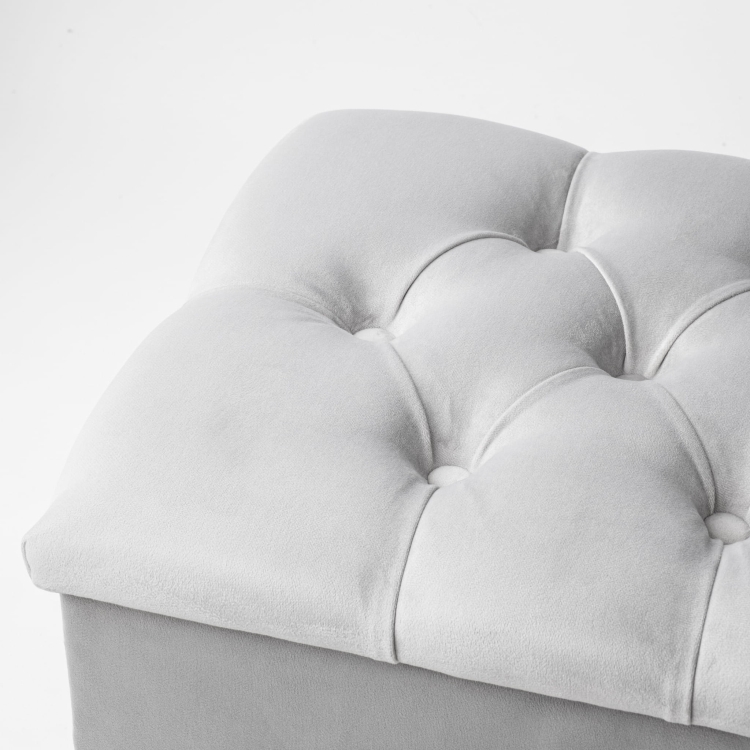 pouf con vano portaoggetti