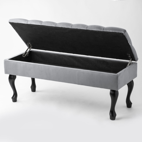 pouf con vano portaoggetti