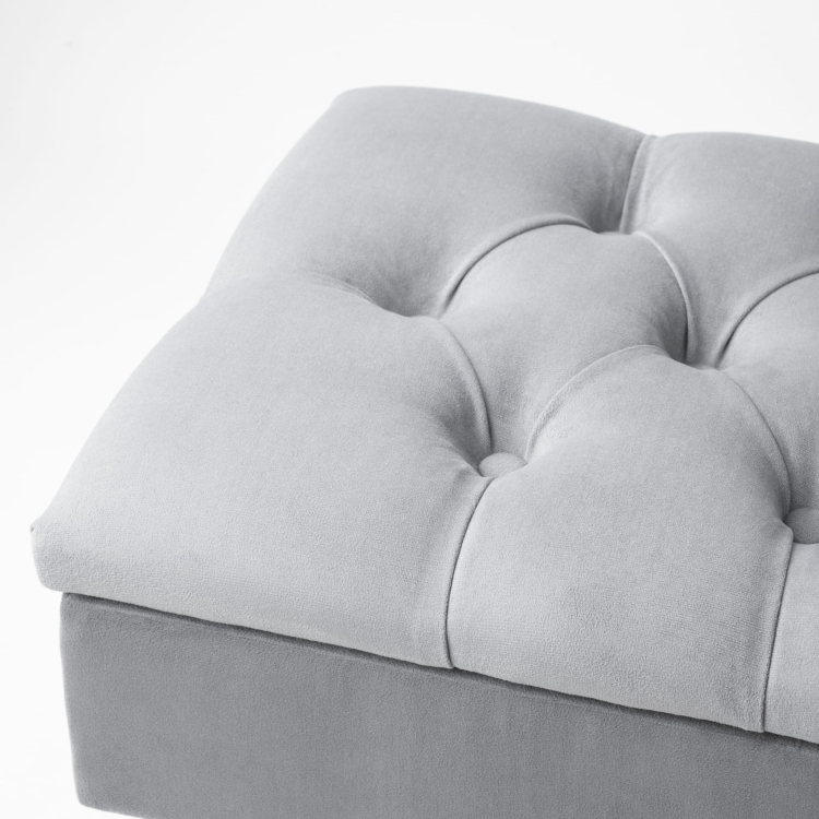 pouf con vano portaoggetti