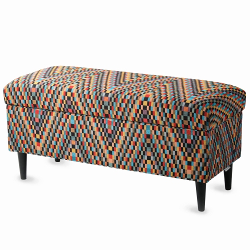 pouf con vano portaoggetti