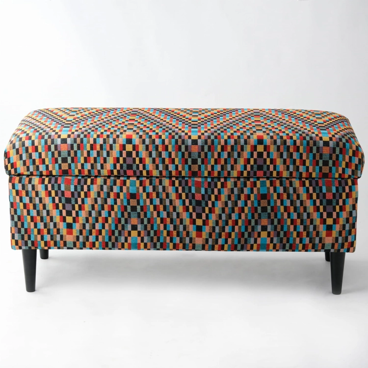 pouf con vano portaoggetti