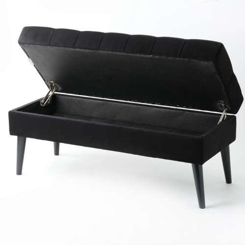 panca aperta con sedile trapuntato