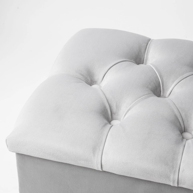 pouf con vano portaoggetti