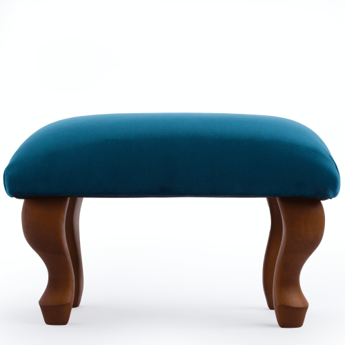 Pouf imbottito blu, un elemento d'arredo elegante e pratico