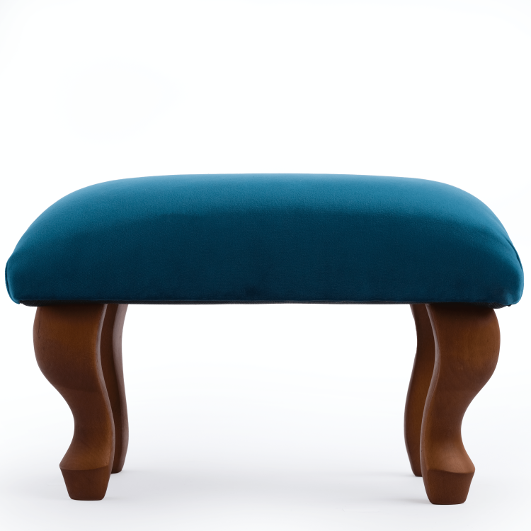 Pouf imbottito blu, un elemento d'arredo elegante e pratico