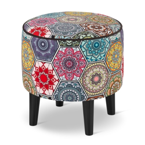 pouf rotondo orientale