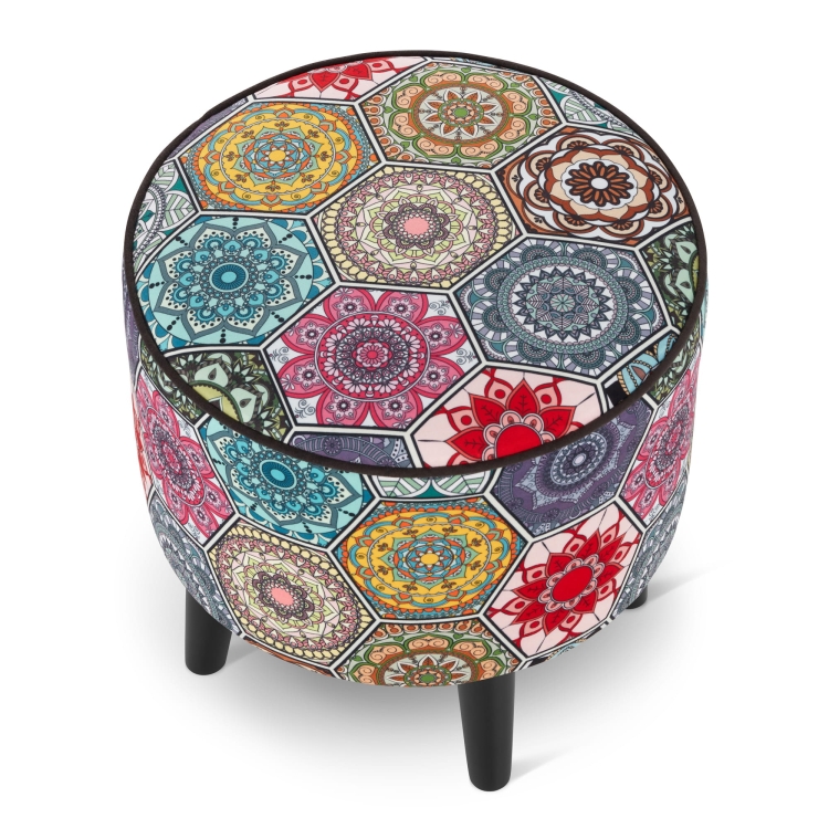 pouf rotondo orientale