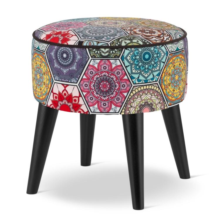 pouf rotondo orientale