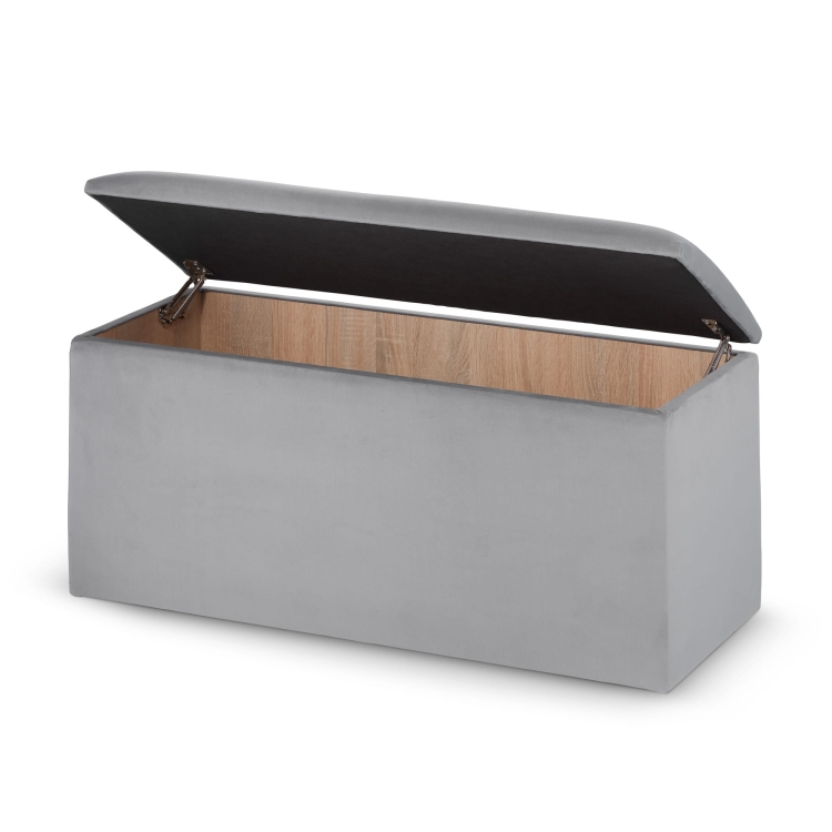 Borsa a sacco grigia con vano portaoggetti