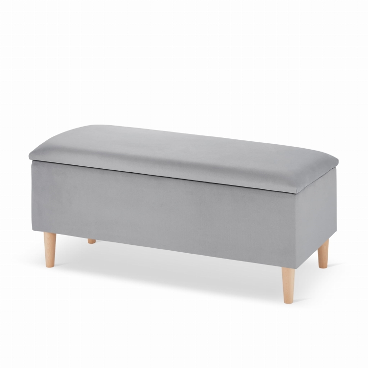 pouf da corridoio grigio