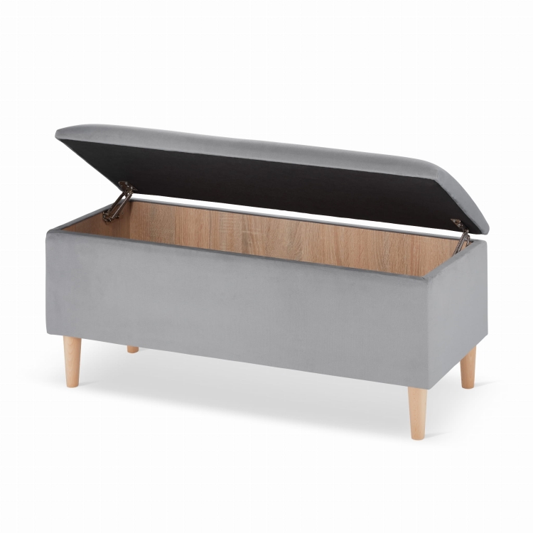 pouf da corridoio grigio