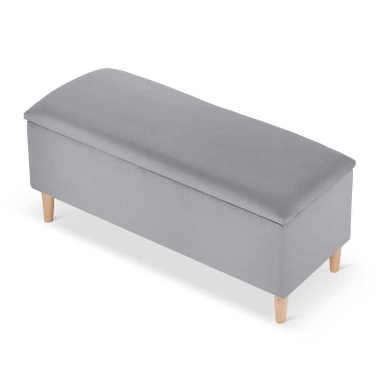 pouf da corridoio grigio