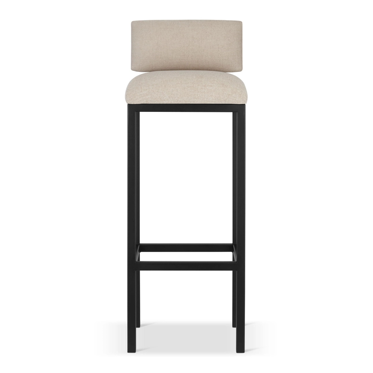 mobile bar imbottito in colore crema