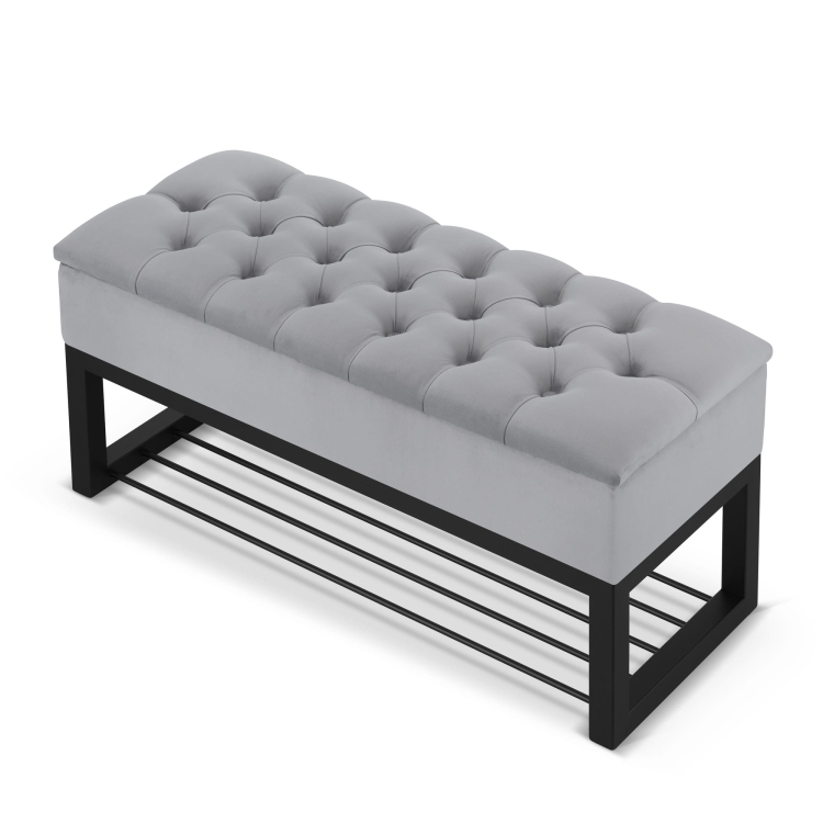 panca per scarpe con contenitore