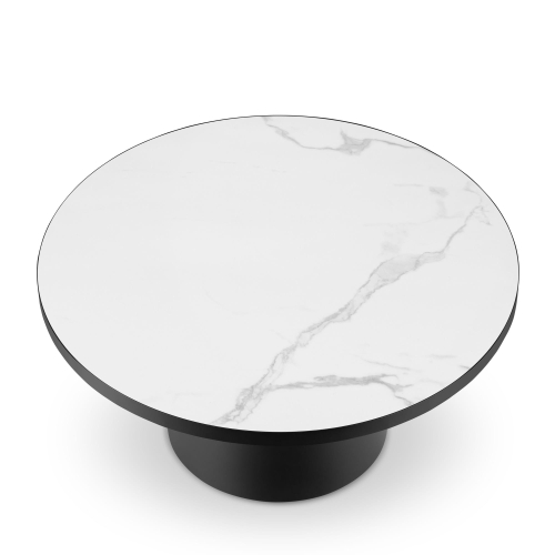 tavolino rotondo in marmo