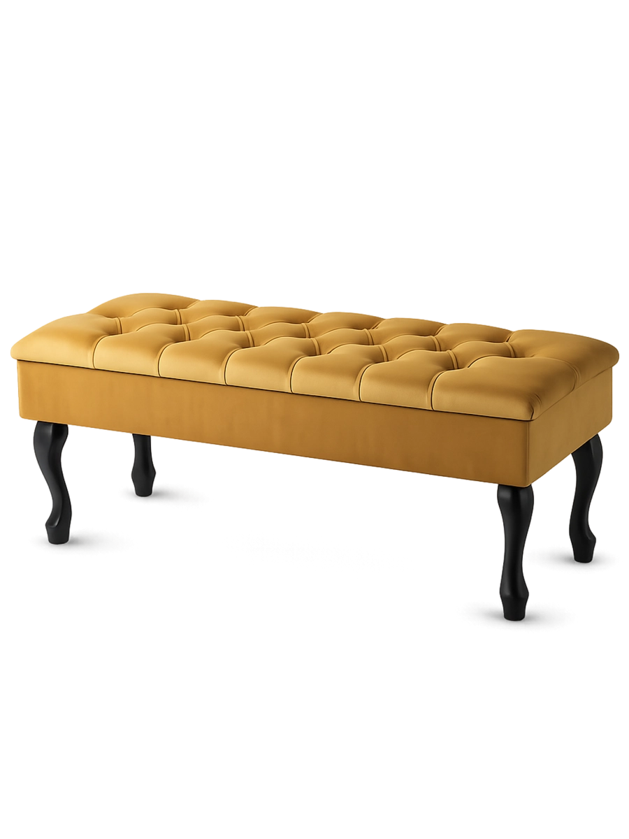pouf con vano portaoggetti