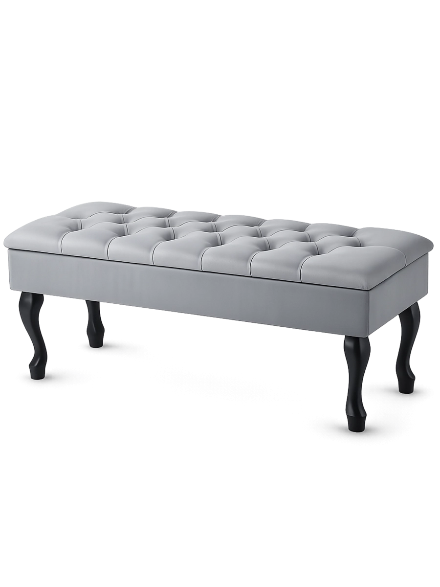 pouf con vano portaoggetti