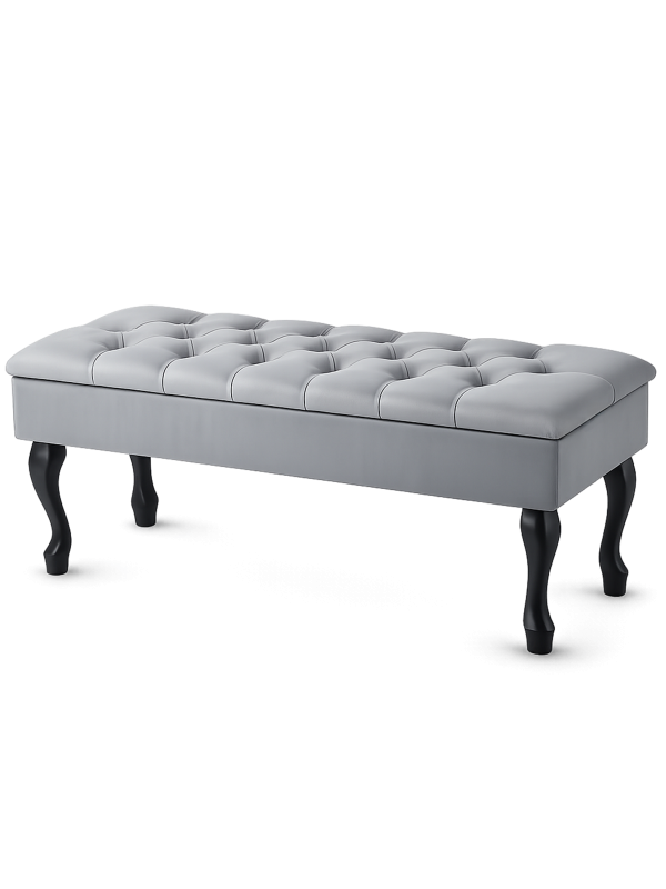 pouf con vano portaoggetti