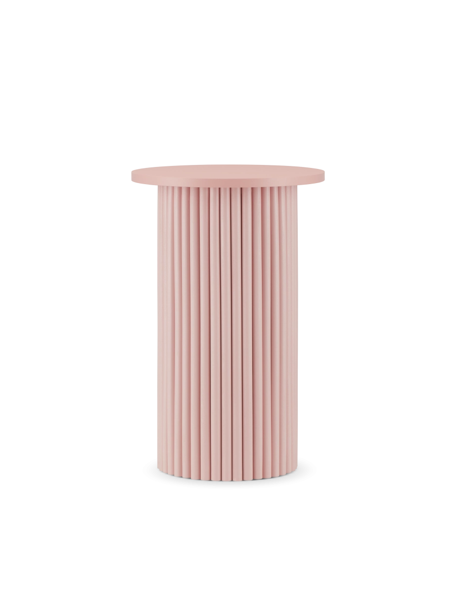 tavolo ausiliario rosa