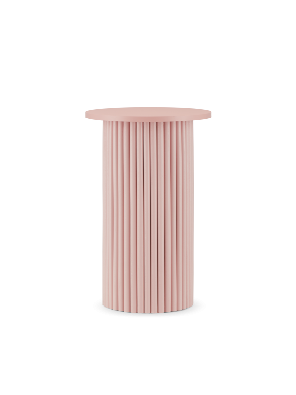 tavolo ausiliario rosa