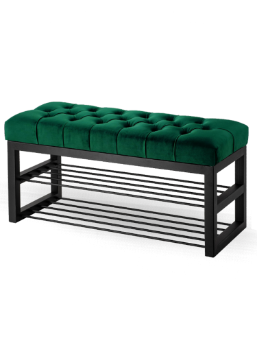 Industriebank für den Flur. Sitzbank mit Stauraum