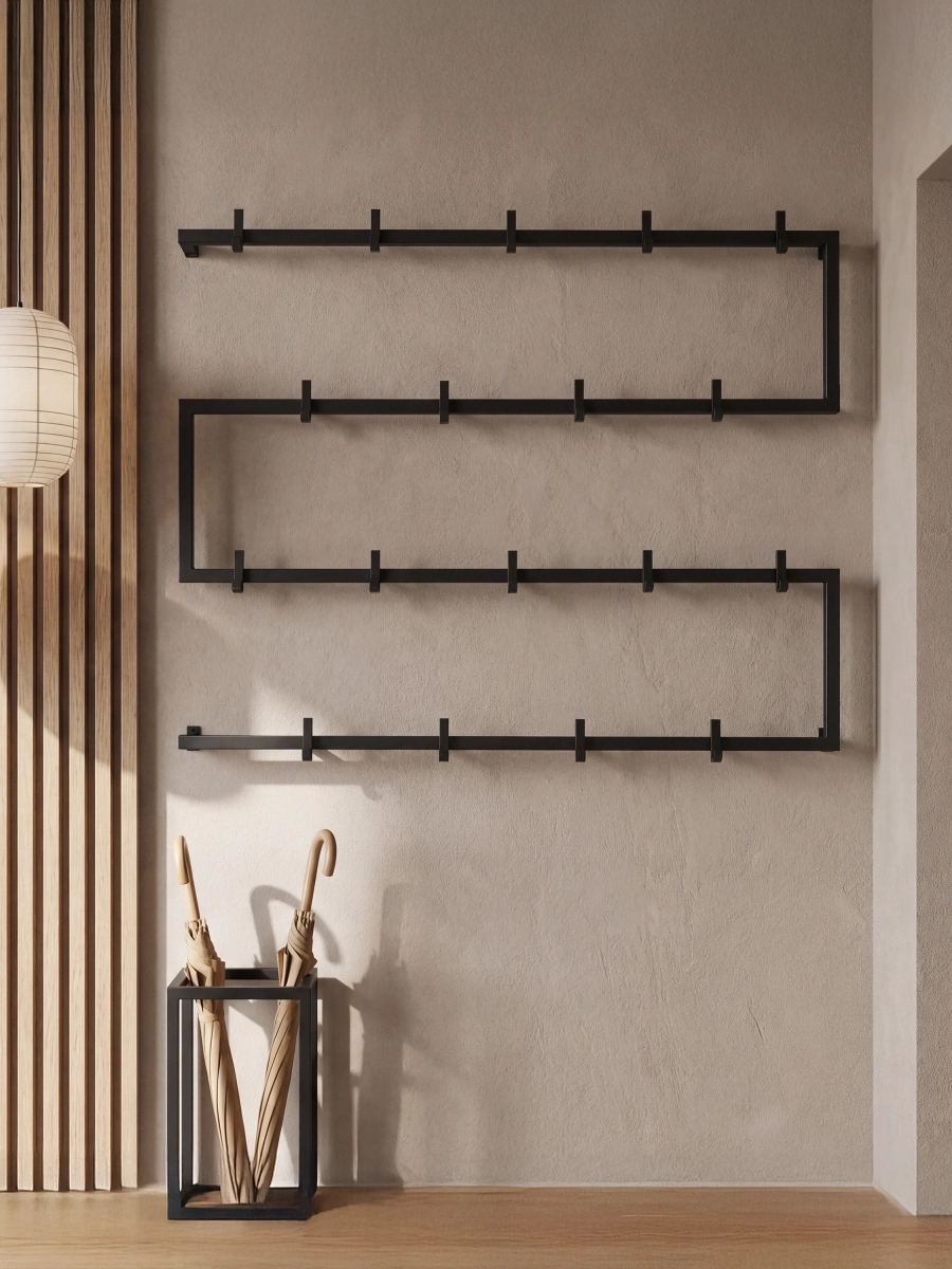 appendiabiti di design per il corridoio