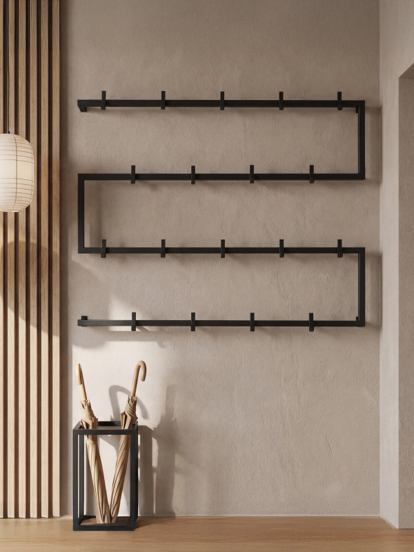 appendiabiti di design per il corridoio