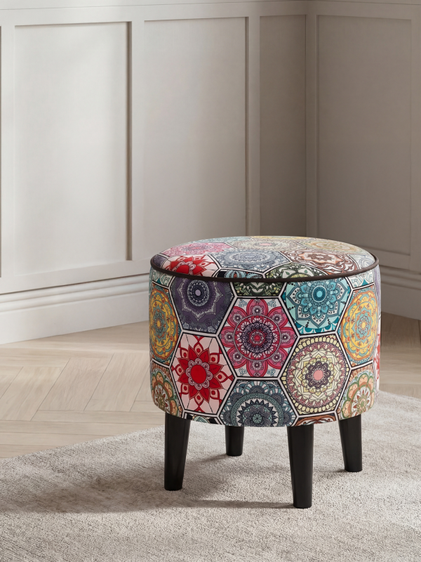 pouf rotondo orientale