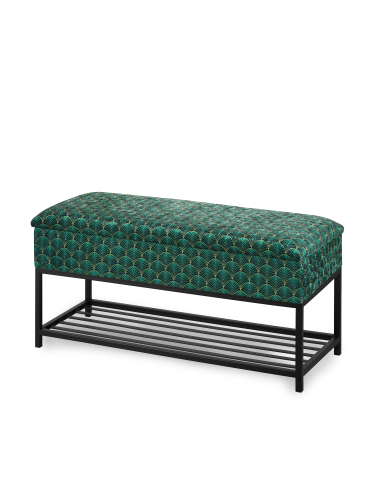 scarpiera verde con sedile