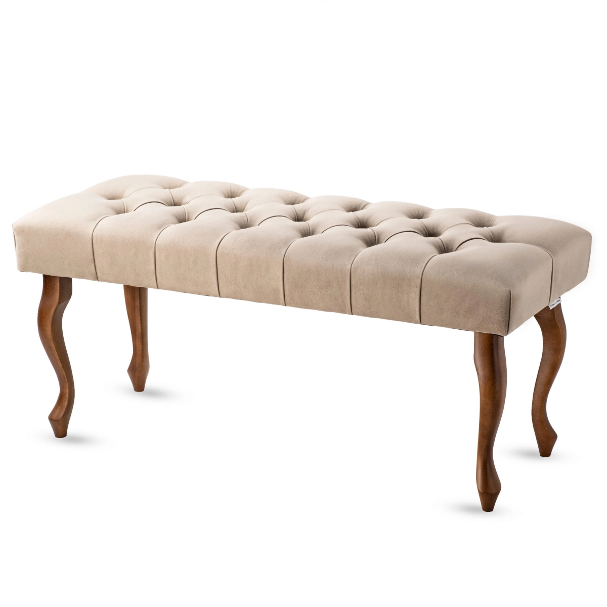 Panca trapuntata color latte: un elegante e caldo complemento d'arredo per il soggiorno, la camera da letto o il corridoio