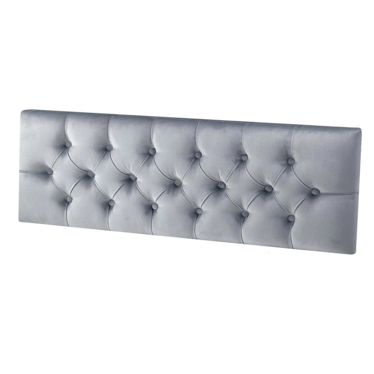 Pannello murale trapuntato in grigio