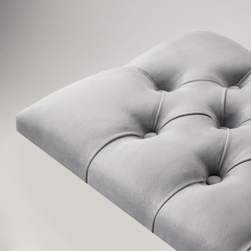 Pannello murale trapuntato grigio