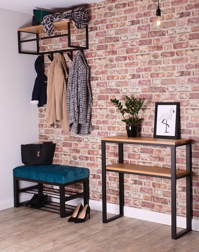 Corridoio in stile industriale