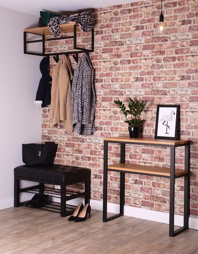 Corridoio in stile industriale