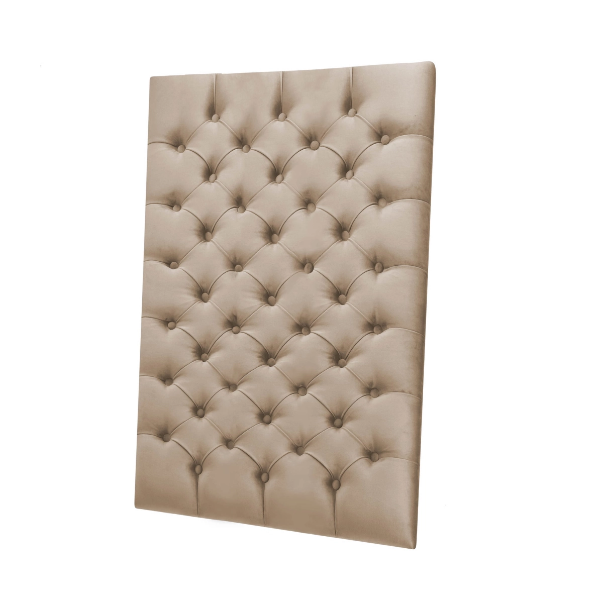 Pannello da parete trapuntato in tonalità latte