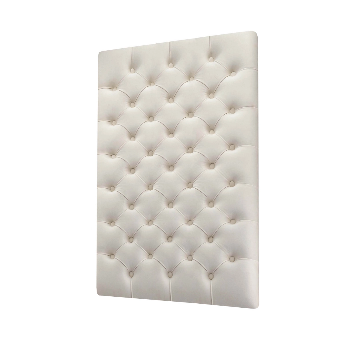 pannello da parete trapuntato crema