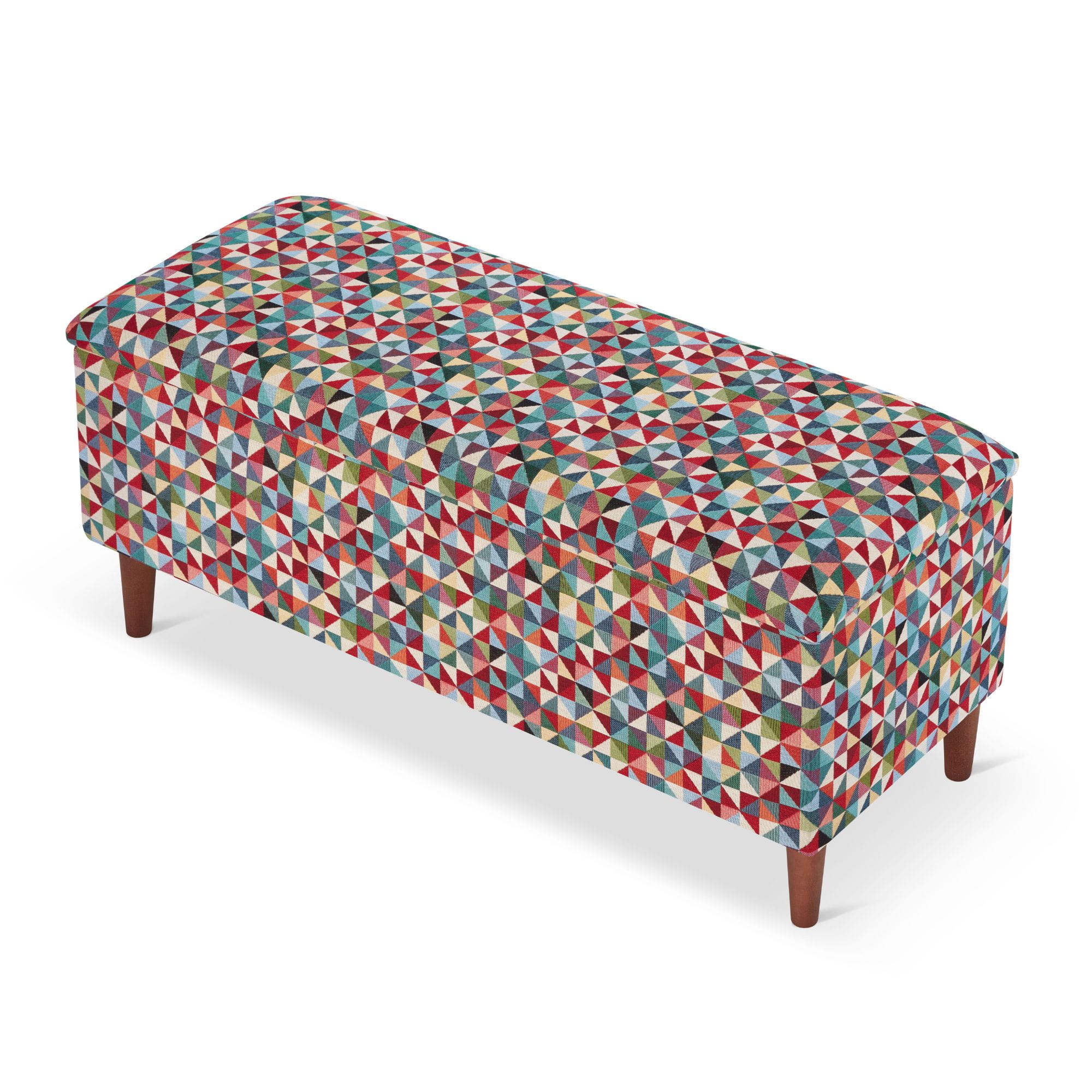 pouf contenitore geometrico