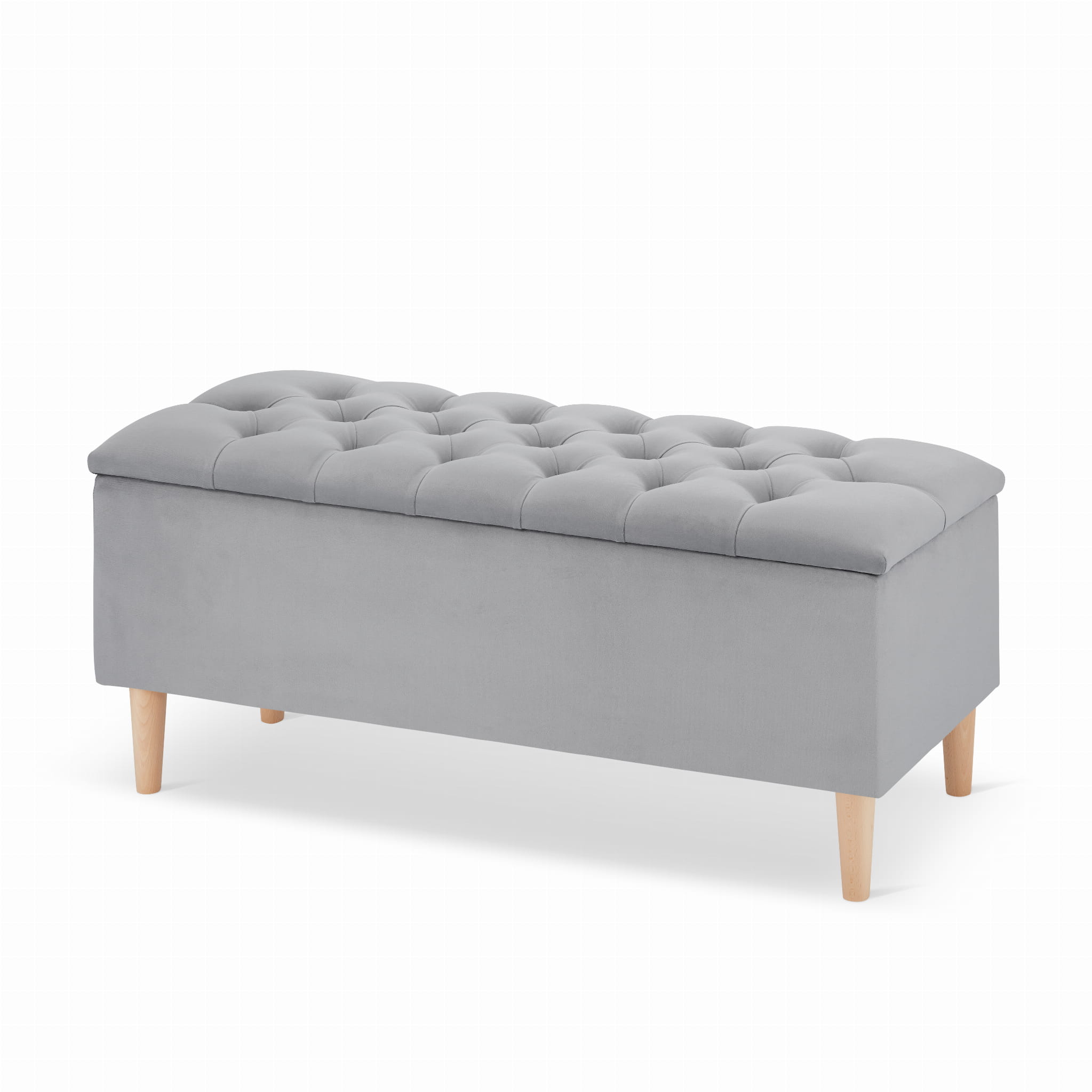 Cortesi Home Charli – Pouf A Cubo In Vera Pelle Nera Con Ciuffo Quadrato, 40x40x38 Cm