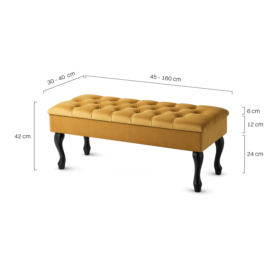 pouf con vano portaoggetti