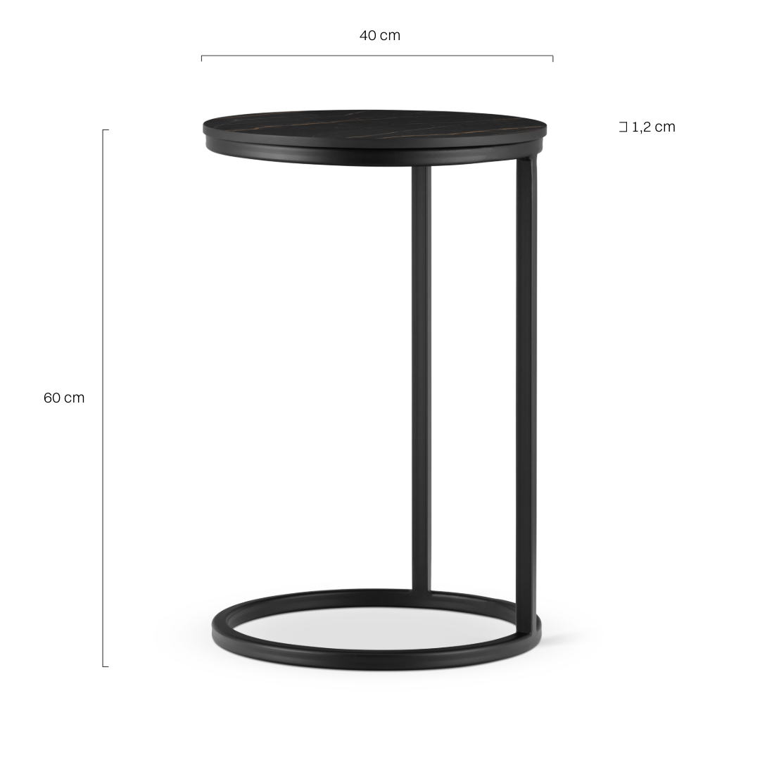 tavolino nero