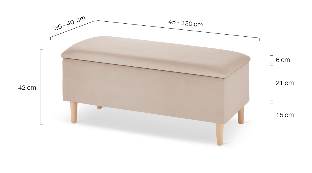 hoher Kofferraum mit Sitz