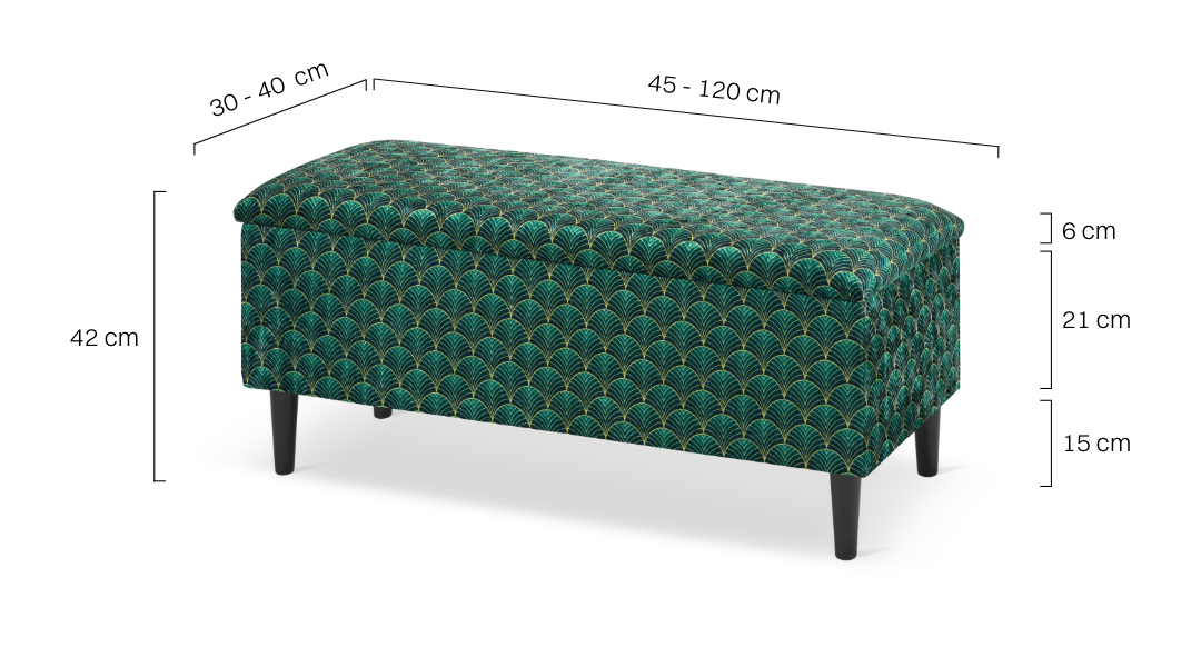 hoher Kofferraum mit Sitz